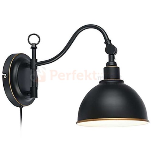 kinkiet regulowany na wysięgniku do sypialni  lampa_ścenna EKELUND 104636 Markslojd czarny perfektmarket sypialnia aranżacja.jpg