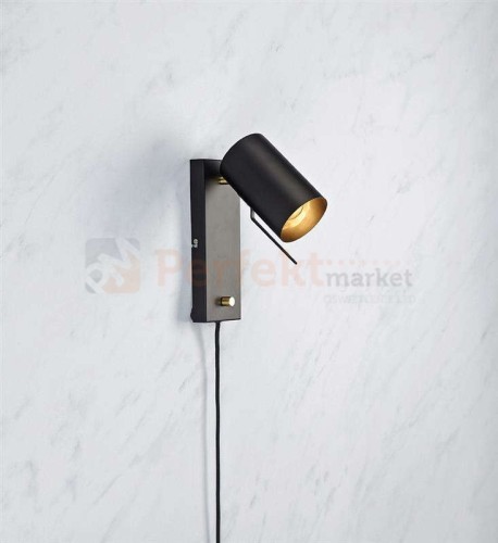 kinkiet regulowany na wysięgniku do sypialni  lampa_ścenna Carrie106587 Markslojd czarna czarny perfektmarket sypialnia.jpg