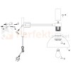 Lampa Markslojd Larry 106970 czarno-złota