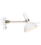 kinkiet regulowany na wysięgniku do sypialni  lampa_ścenna Larry 107499 Markslojd biała biały chrom perfektmarket.jpg