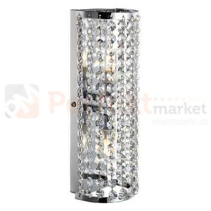 Kinkiet lampa ścienna łazienkowa kryształowa Lysekil Markslojd IP44 105309 crystal chrom