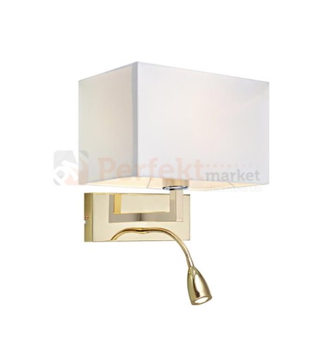 klasyczna-lampa-scienna Savoy 106308 markslojd-kwadratowa cube abazurowa-oprawa-kinkiet-regulowany ruchomy-złota-biala tkanina.jpg
