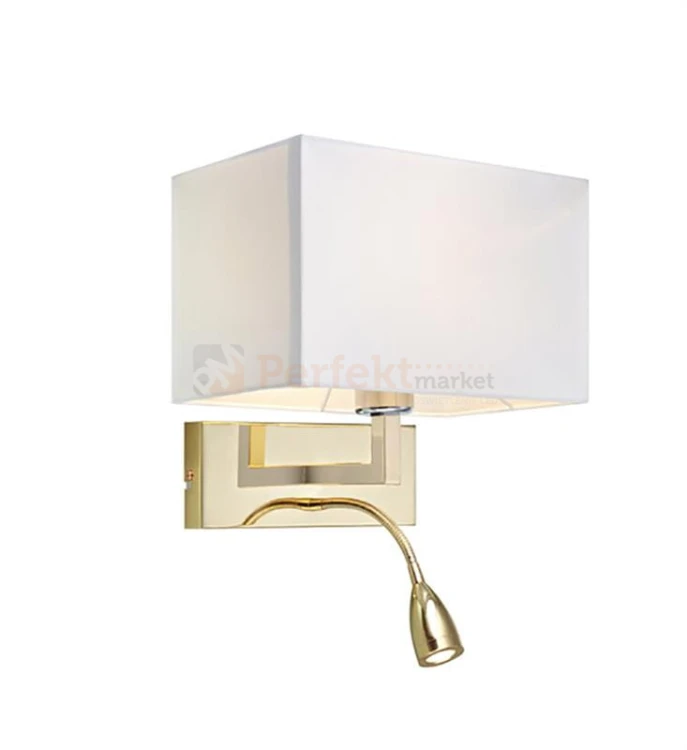 klasyczna-lampa-scienna Savoy 106308 markslojd-kwadratowa cube abazurowa-oprawa-kinkiet-regulowany ruchomy-złota-biala tkanina.jpg