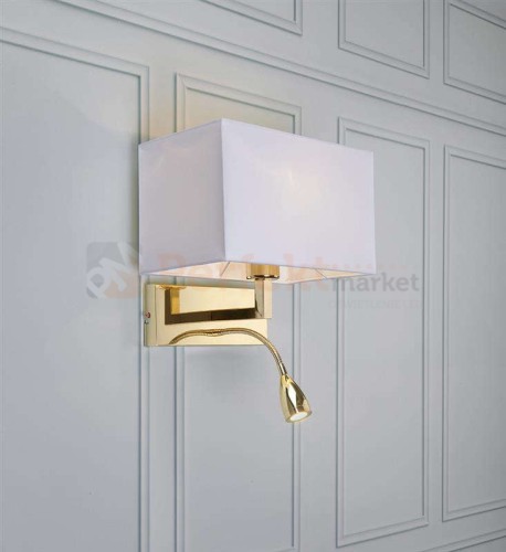 klasyczna-lampa-scienna Savoy 106308 markslojd-kwadratowa cube abazurowa-oprawa-kinkiet-regulowany ruchomy-złota-biala tkanina.jpg