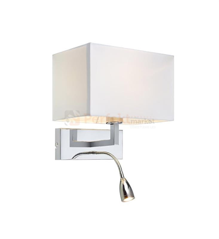klasyczna-lampa-scienna Savoy 106307 markslojd-kwadratowa cube abazurowa-oprawa-kinkiet-regulowany ruchomy-chrom srebrny-biala tkanina.jpg
