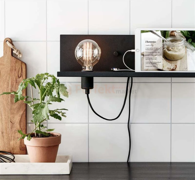 Lampa wisząca z półką USB Multi Markslojd 106482