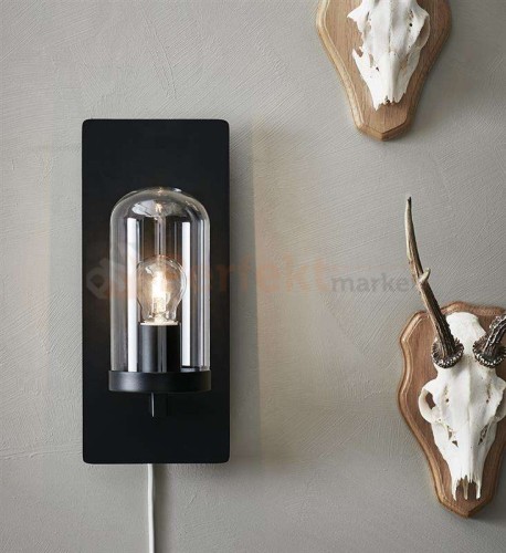 kinkiet sypialni  lampa_ścenna modernistyczna industrialna barnaby 107074 Markslojd czarna czarny szklana perfektmarket.jpg
