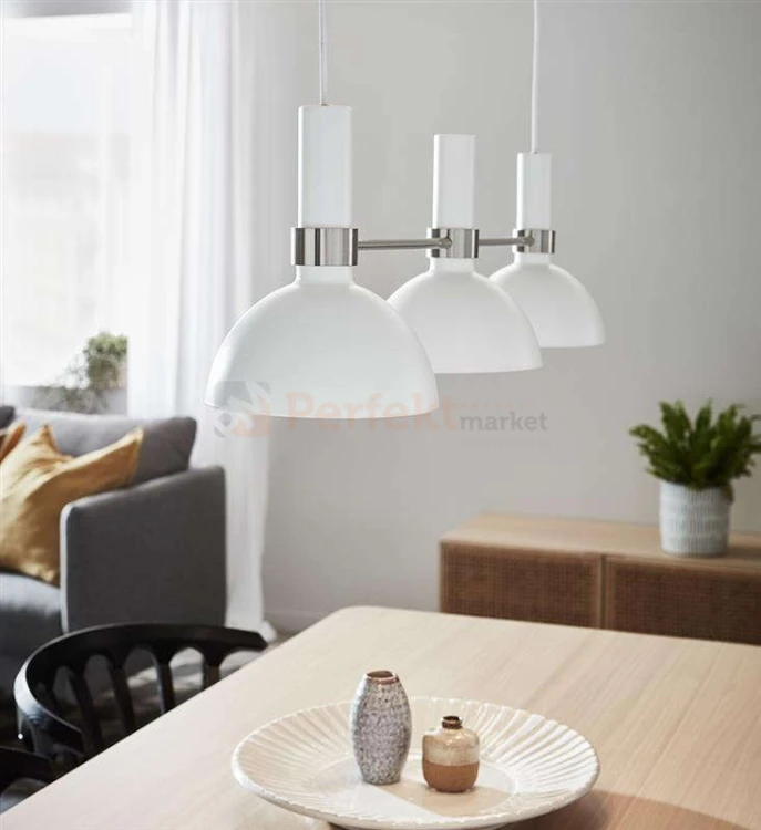 Lampa wisząca Larry biała