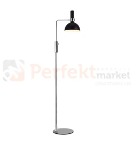 Lampa podłogowa Larry Markslojd 106857 regulowana czarna chrom