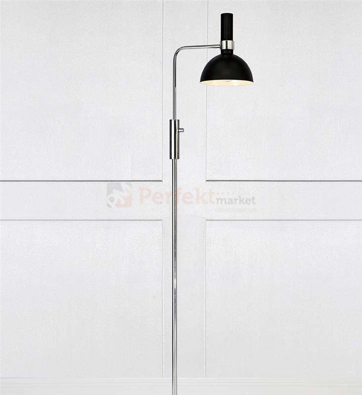 Lampa podłogowa Larry Markslojd 106857 regulowana czarna chrom