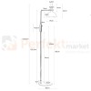 lampa podłogowa stojąca regulowana industrialna loft loftowa na wysięgniku do_sypialni  do_salonu  Larry 107501 Markslojd biała chrom biały perfektmarket.jpg
