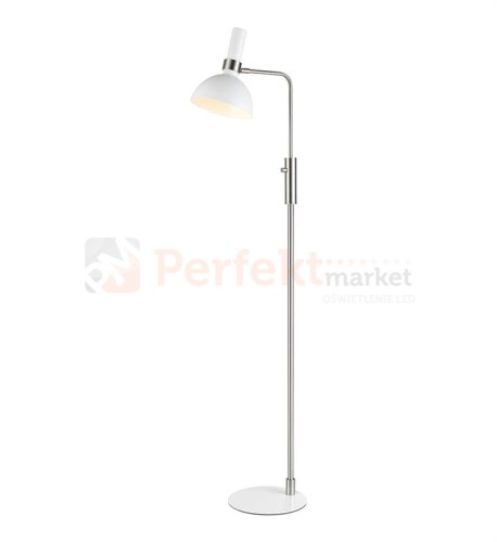 lampa podłogowa stojąca regulowana industrialna loft loftowa na wysięgniku do_sypialni  do_salonu  Larry 107501 Markslojd biała chrom biały perfektmarket.jpg