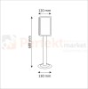 lampa stojąca Malmo czarna 309204 polux wymiary perfektmarket.jpg