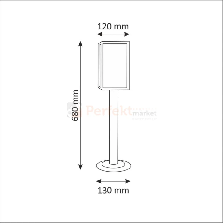 lampa stojąca Malmo czarna 309204 polux wymiary perfektmarket.jpg