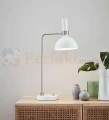 lampa stołowa biurkowa industrialna loft loftowa regulowana do_sypialni do_salonu markslojd larry biała chrom srebro biały 107502 perfektmarket .jpg