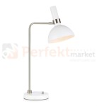 lampa stołowa biurkowa industrialna loft loftowa regulowana do_sypialni do_salonu markslojd larry biała chrom srebro biały 107502 perfektmarket .jpg