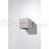 lampa_ścienna kinkiet szara g9 nowoczesna minimalizm design lampa kwadratowa plafon LED lobo szary perfektmarket SL.0205