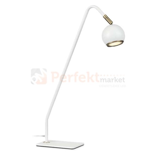 lampa biurkowa stołowa do sypialni  coco 107341 Markslojd biała kula złota złoto mosiądz bialy perfektmarket .jpg