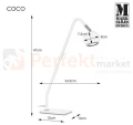 lampa biurkowa stołowa do sypialni  coco 107341 Markslojd biała kula złota złoto mosiądz bialy perfektmarket .jpg
