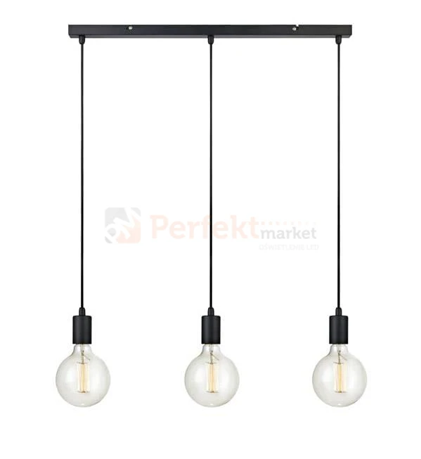 Lampa wisząca minimalistyczna Sky Markslojd 106336 zwis edison listwa czarna