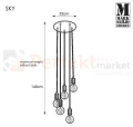minimalistyczna lampa wiszaca 5L czarna kaskada zwisy edison markslojd sky 107467 zoom perfektmarket.jpg
