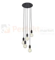 minimalistyczna lampa wiszaca 5L czarna kaskada zwisy edison markslojd sky 107467 zoom perfektmarket.jpg