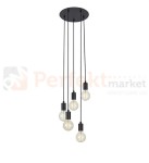 minimalistyczna lampa wiszaca 5L czarna kaskada zwisy edison markslojd sky 107467 zoom perfektmarket.jpg