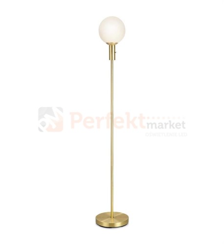 lampa podłogowa stojąca do_restauracji do_salonu do_hotelu MINA 106867 Markslojd szklana biała kula mosiądz złota perfektmarket .jpg