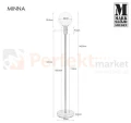 lampa podłogowa stojąca do_restauracji do_salonu do_hotelu MINA 106867 Markslojd szklana biała kula mosiądz złota perfektmarket .jpg