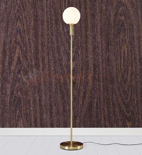 lampa podłogowa stojąca do_restauracji do_salonu do_hotelu MINA 106867 Markslojd szklana biała kula mosiądz złota perfektmarket .jpg