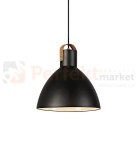 dekoracyjna lampa wiszaca 1L skóra skórzana skandynawska zwis czarny markslojd eagle 106652 perfektmarket.jpg