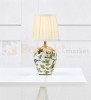 lampa stołowa biurkowa dekoracyjna kwiaty kwiecista na tekstylny_abażur do sypialni  mansion 107039 Markslojd ceramika ceramiczna perfektmarket.jpg