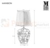 lampa stołowa biurkowa dekoracyjna kwiaty kwiecista na tekstylny_abażur do sypialni  mansion 107039 Markslojd ceramika ceramiczna perfektmarket.jpg