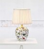 lampa stołowa biurkowa dekoracyjna kwiaty tattoo tatuaż salon_tatuażu kwiecista na tekstylny_abażur do sypialni  mansion 107040 Markslojd ceramika ceramiczna perfektmarket.jpg