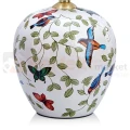 lampa stołowa biurkowa dekoracyjna kwiaty tattoo tatuaż salon_tatuażu kwiecista na tekstylny_abażur do sypialni  mansion 107040 Markslojd ceramika ceramiczna perfektmarket.jpg