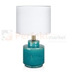 lampa stołowa biurkowa dekoracyjna turkus błekit_morza tekstylny_abażur do sypialni  cous 106606 Markslojd ceramika ceramiczna perfektmarket.jpg