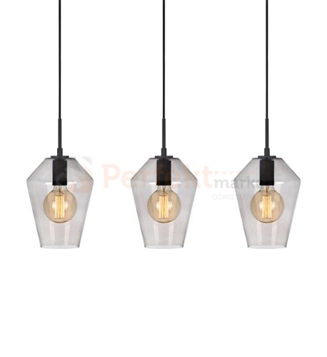 dekoracyjna lampa wiszaca szklana czarna skandynawska zwis szkło markslojd retro 107132 perfektmarket.jpg