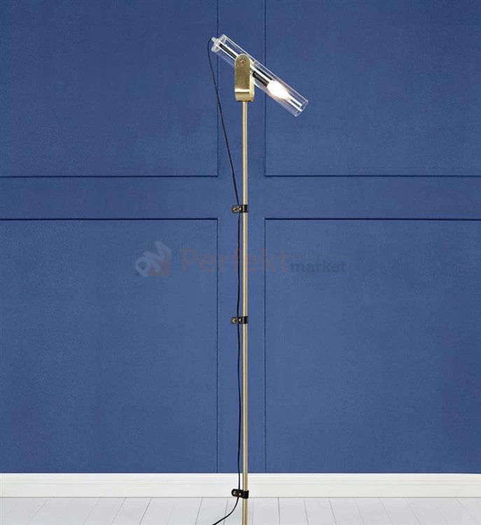 lampa podłogowa stojąca mikrofon microphone industrialna loft loftowa na wysięgniku do_sypialni  do_salonu winston 106842 Markslojd złota szkło steampunk perfektmarket.jpg