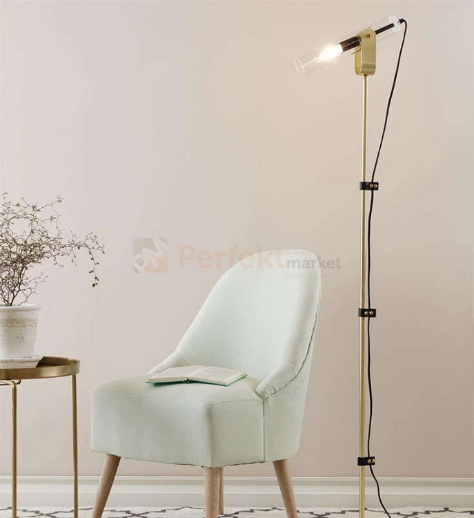 lampa podłogowa stojąca mikrofon microphone industrialna loft loftowa na wysięgniku do_sypialni  do_salonu winston 106842 Markslojd złota szkło steampunk perfektmarket.jpg