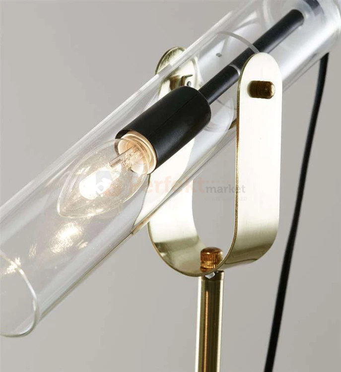 lampa podłogowa stojąca mikrofon microphone industrialna loft loftowa na wysięgniku do_sypialni  do_salonu winston 106842 Markslojd złota szkło steampunk perfektmarket.jpg