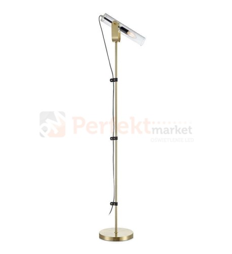 lampa podłogowa stojąca mikrofon microphone industrialna loft loftowa na wysięgniku do_sypialni  do_salonu winston 106842 Markslojd złota szkło steampunk perfektmarket.jpg