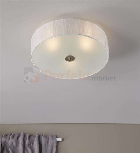 lampa sufitowa plafon do_restauracji do_salonu okrągły plisowany do_hotelu byske 104883 Markslojd kryształ chrom perfektmarket .jpg