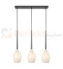 minimalistyczna lampa wiszaca 3L biała zwis szklany modernistyczna modernizm markslojd salut 106808 perfektmarket.jpg