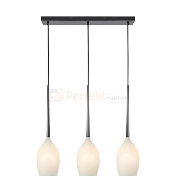 minimalistyczna lampa wiszaca 3L biała zwis szklany modernistyczna modernizm markslojd salut 106808 perfektmarket.jpg