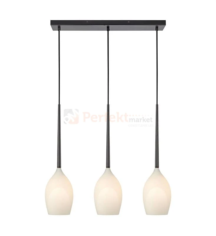 minimalistyczna lampa wiszaca 3L biała zwis szklany modernistyczna modernizm markslojd salut 106808 perfektmarket.jpg