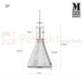 lampa wisząca bishop szklana skóra czarna zip zamek_blyskawiczny bdsm leather okrągła fiolka Markslojd 106805 perfektmarket.jpg