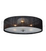 lampa sufitowa plafon do_restauracji do_salonu okrągły plisowany do_hotelu byske 104884 Markslojd czarny czarna chrom perfektmarket .jpg