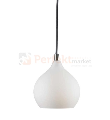lampa wisząca Vattern chrom srebrna szklana zwis mleczno-biała biała matowe_szkło okrągła Markslojd 104334 perfektmarket.jpg