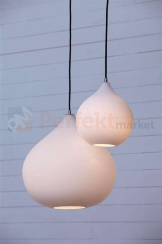 lampa wisząca Vattern chrom srebrna szklana zwis mleczno-biała biała matowe_szkło okrągła Markslojd 104334 perfektmarket.jpg