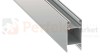 Profil LED aluminiowy architektoniczny profil_do_lamp nowoczesny_profil_led nawierzchniowy srebrny anodowany napowierzchniowy oświetlenie_LED dolio perfektmarket